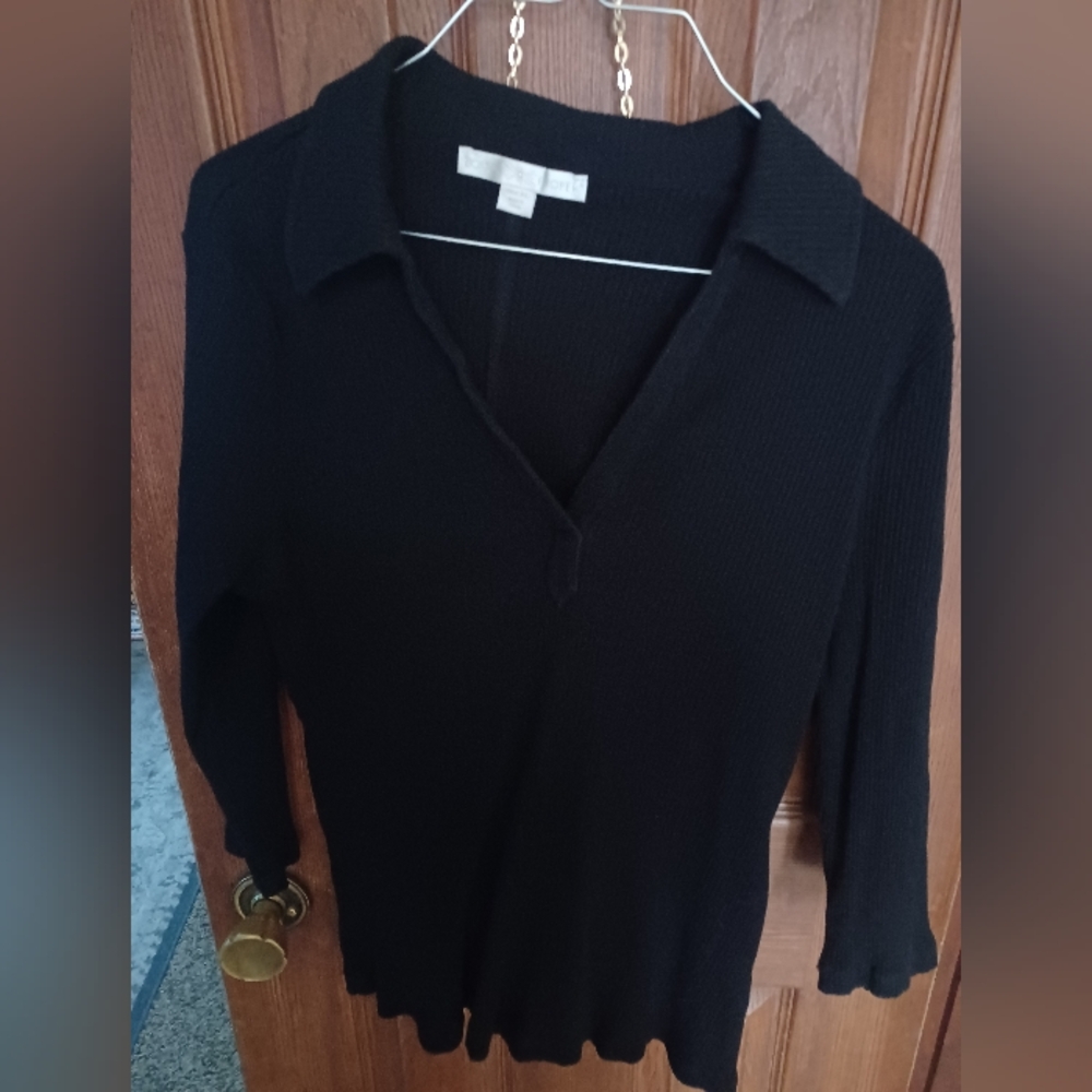 Womans Boston Proper Sweater Black